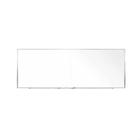 Ghent 48.500 in, 120.75 in, Aluminum Frame, White M1-410-4-2P